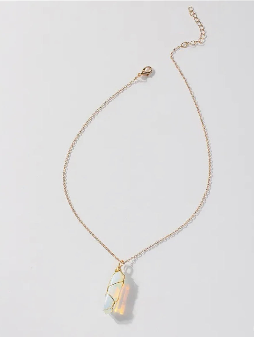 Gemstone necklace