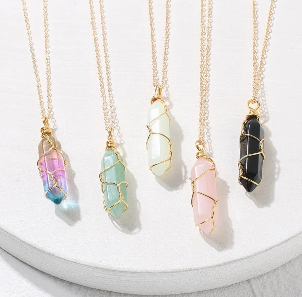 Gemstone necklace
