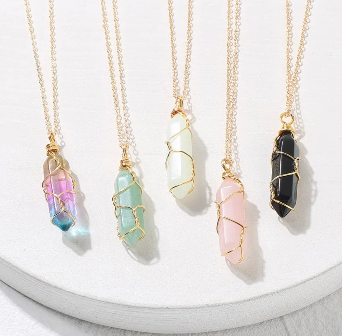 Gemstone necklace