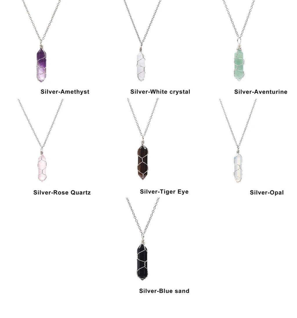 Gemstone necklace