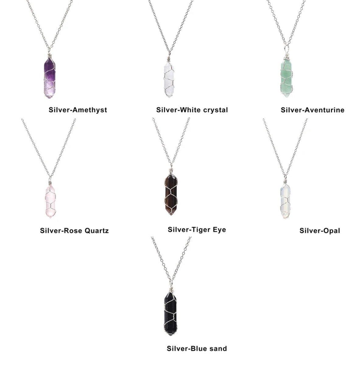 Gemstone necklace