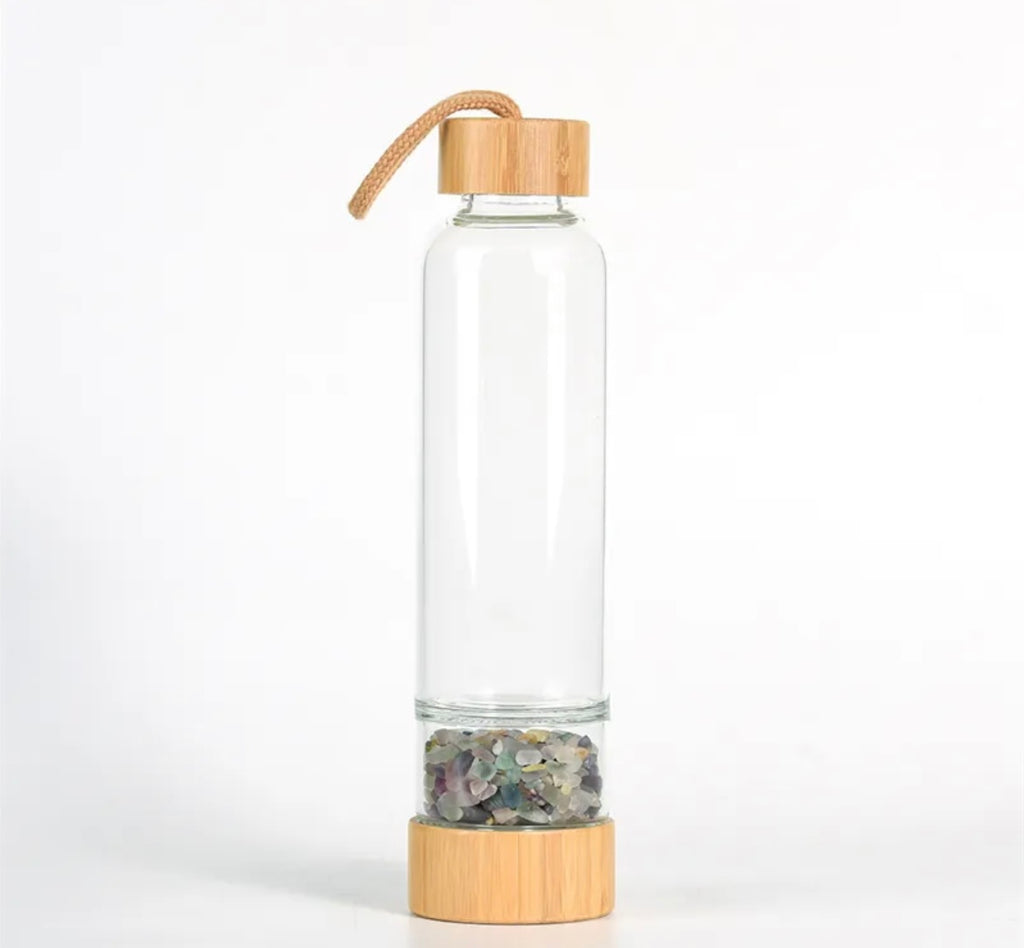 Crystal glass bottle