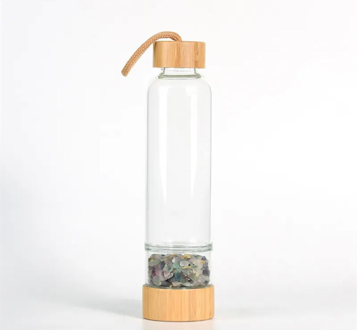 Crystal glass bottle