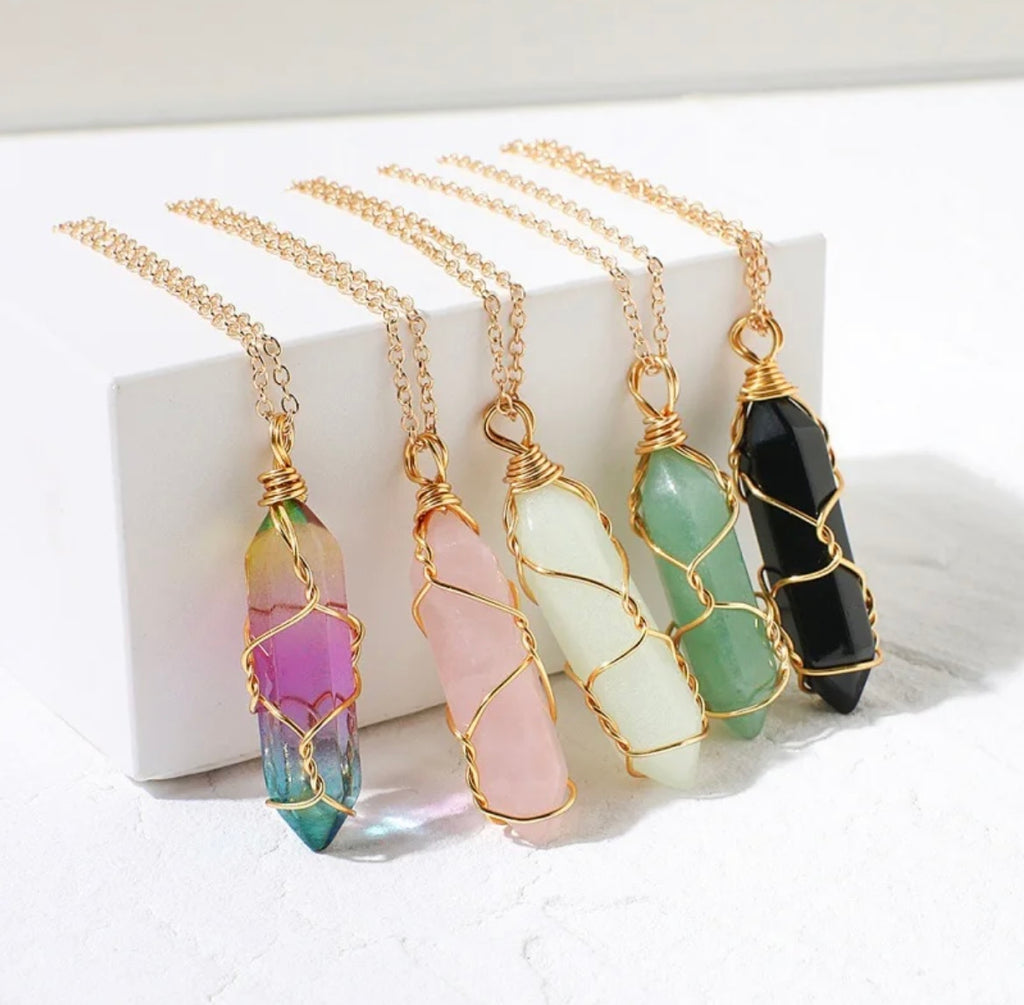 Gemstone necklace