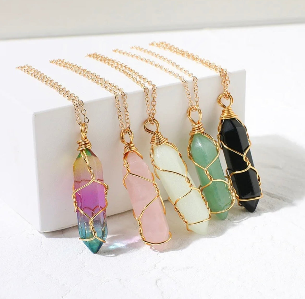 Gemstone necklace