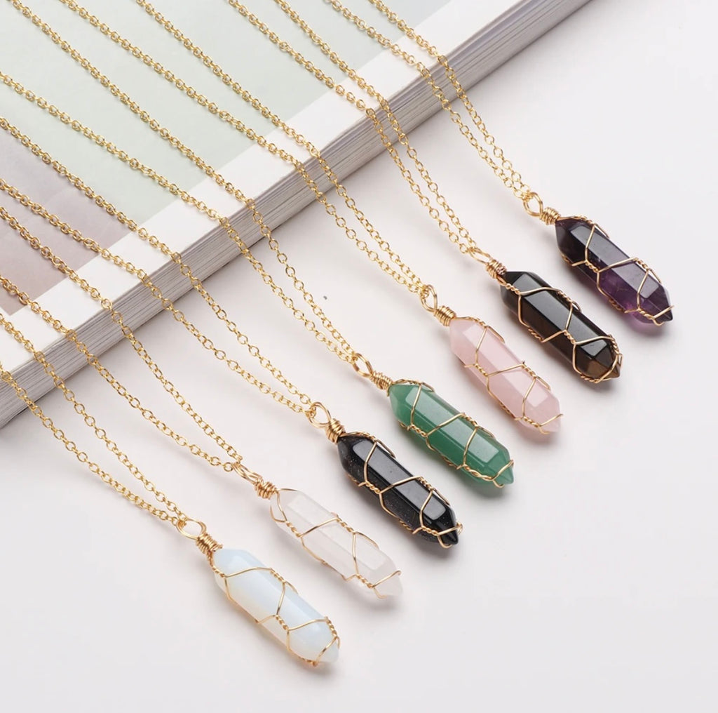 Gemstone necklace