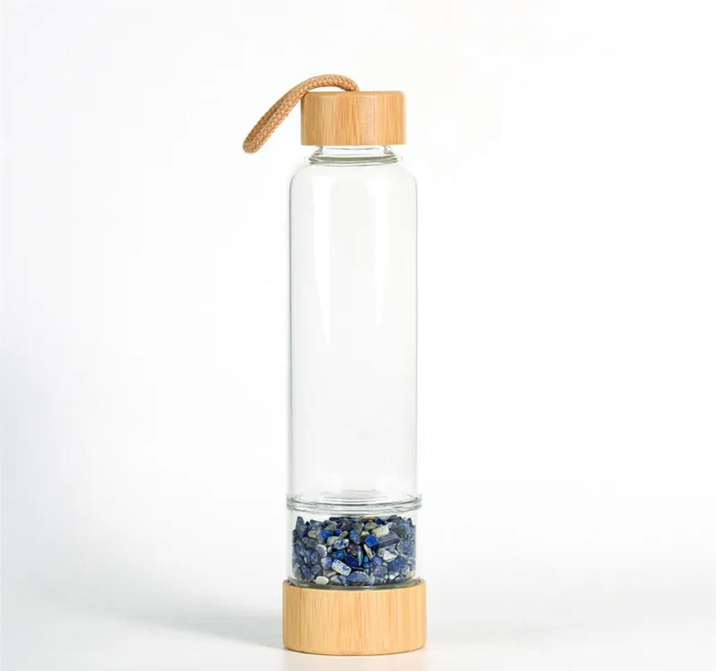 Crystal glass bottle