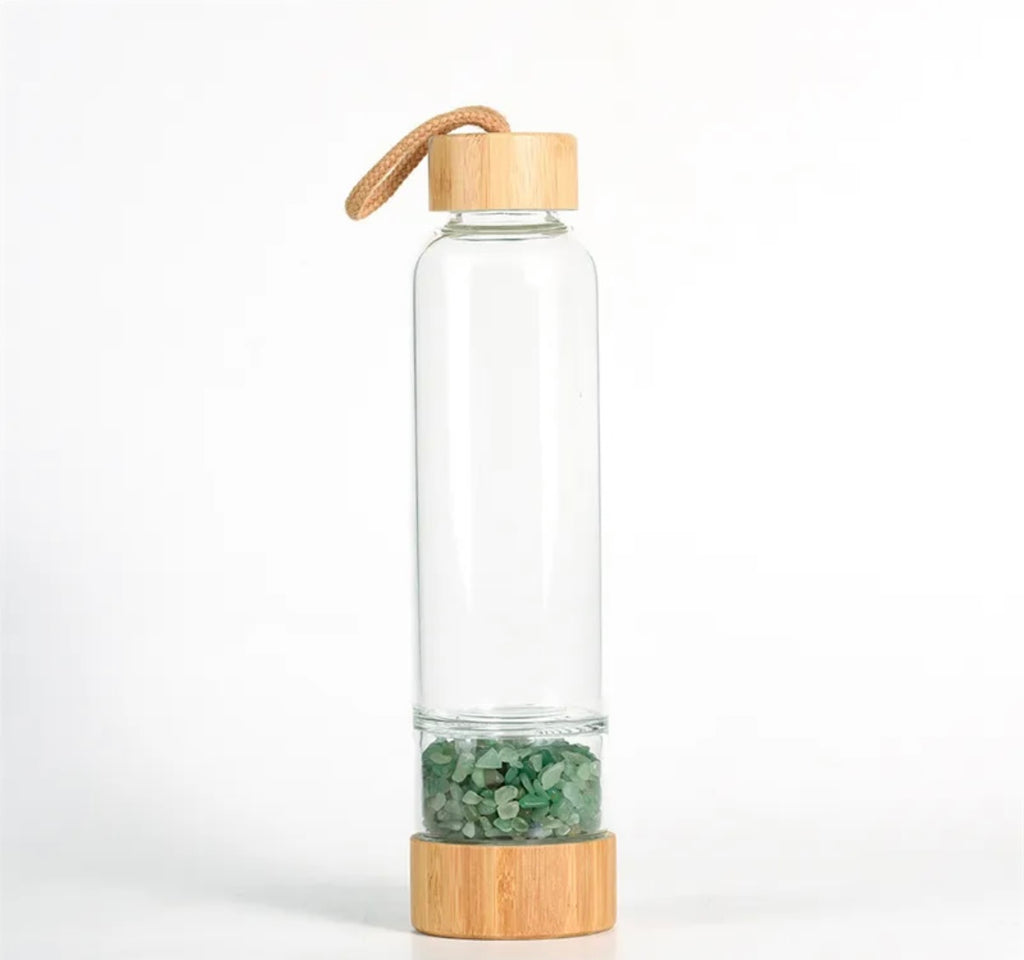 Crystal glass bottle