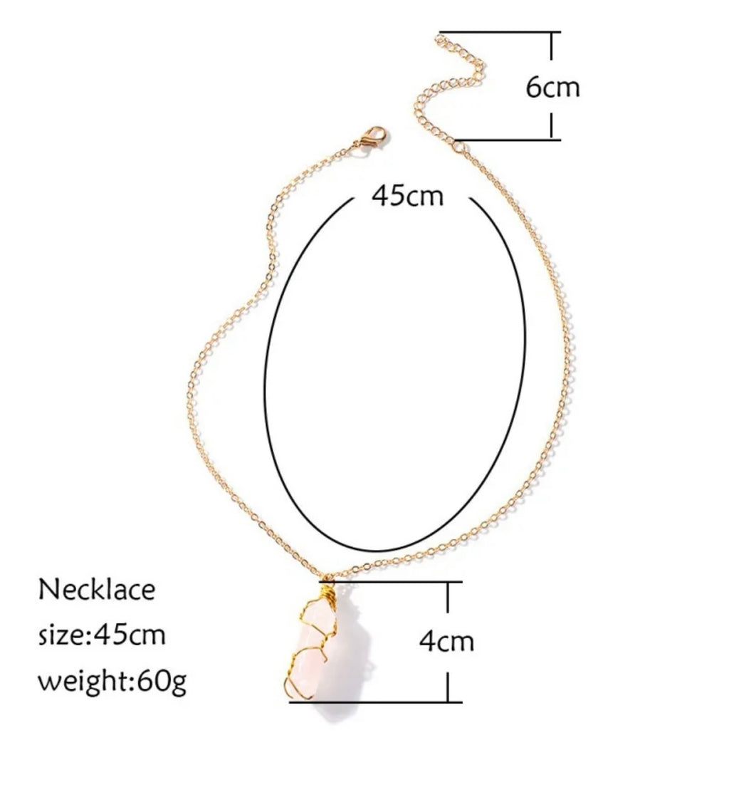 Gemstone necklace