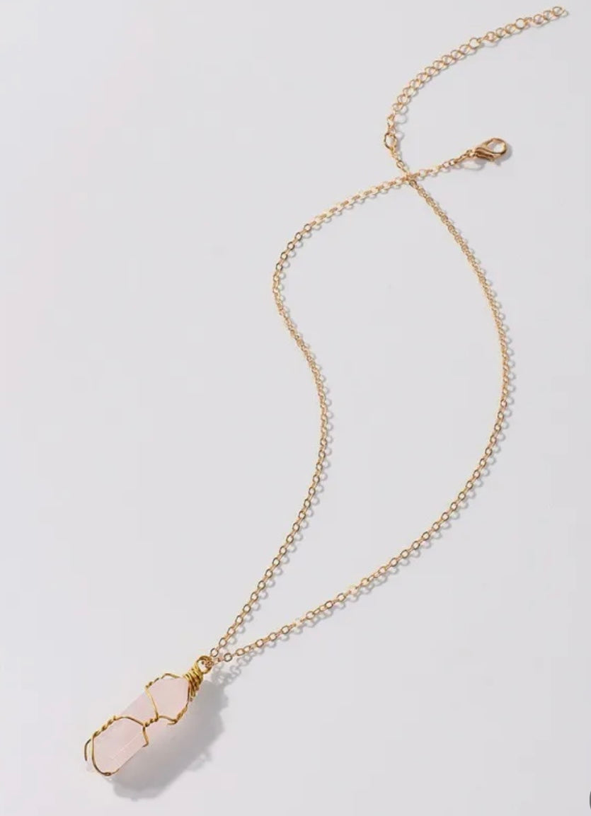Gemstone necklace